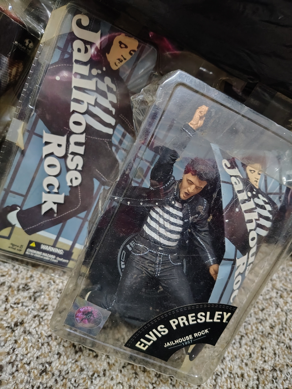 Elvis Presley Jailhouse Rock Action Figure - Black & White Outfit